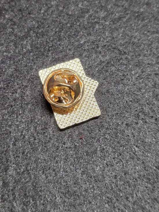 **Social Media "Like 1" Enamel Pin - Red & White** - Picture 2 of 2